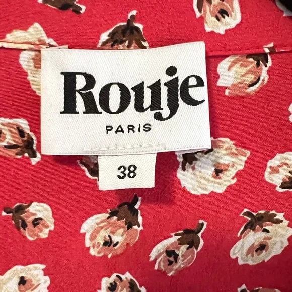 Rouje Red Floral Midi Dress - Picture 5 of 10